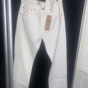 LEVI 501 White Skinny Jeans Sz 31